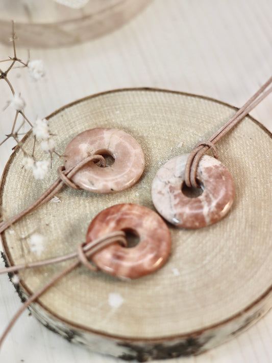 Baryt Donut Anhänger