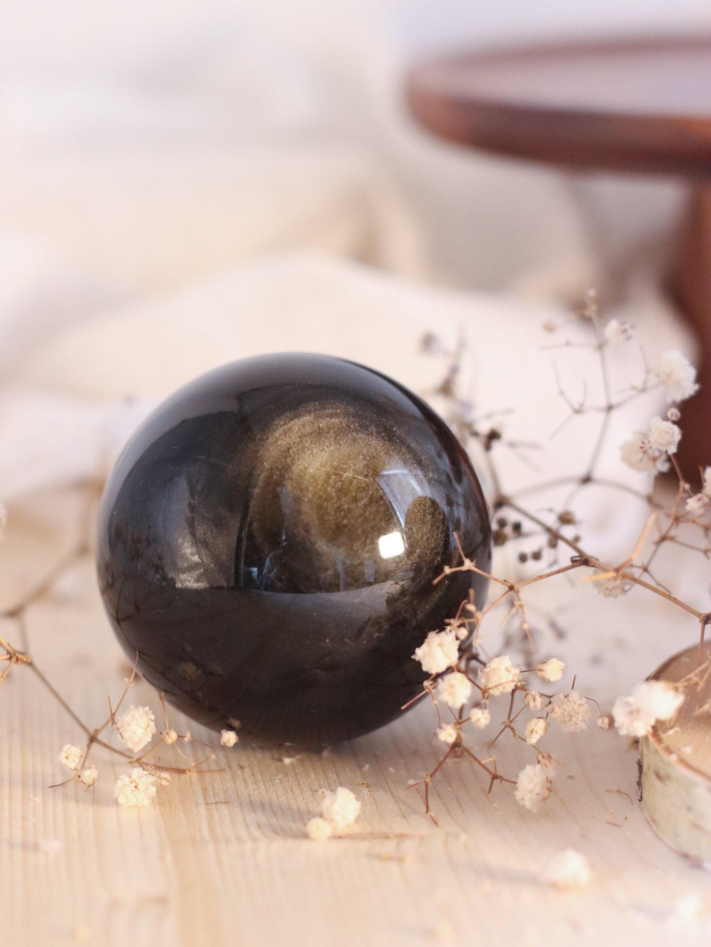 Gold Obsidian Kugeln