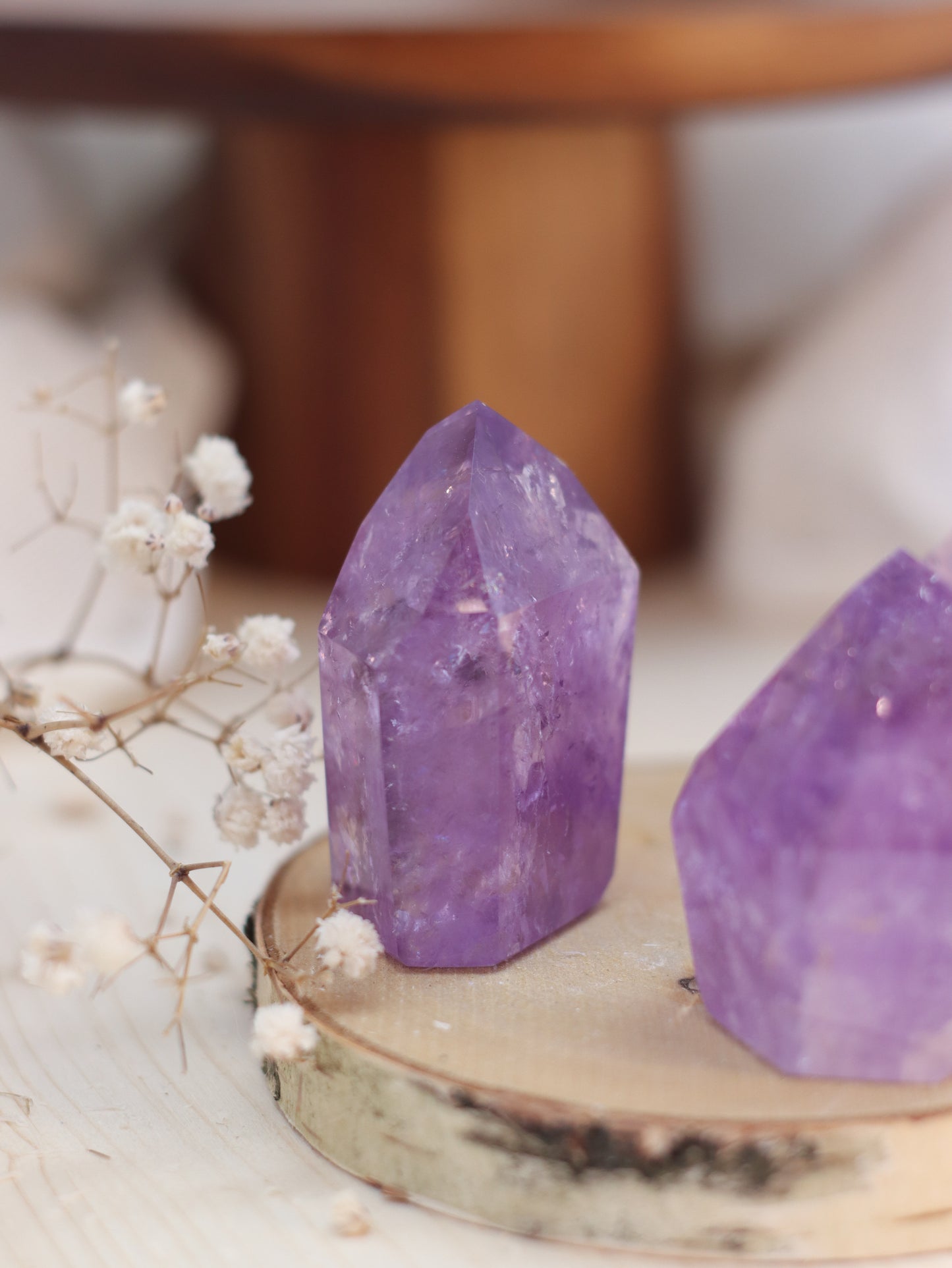 Amethyst Spitzen Poliert Brasilien
