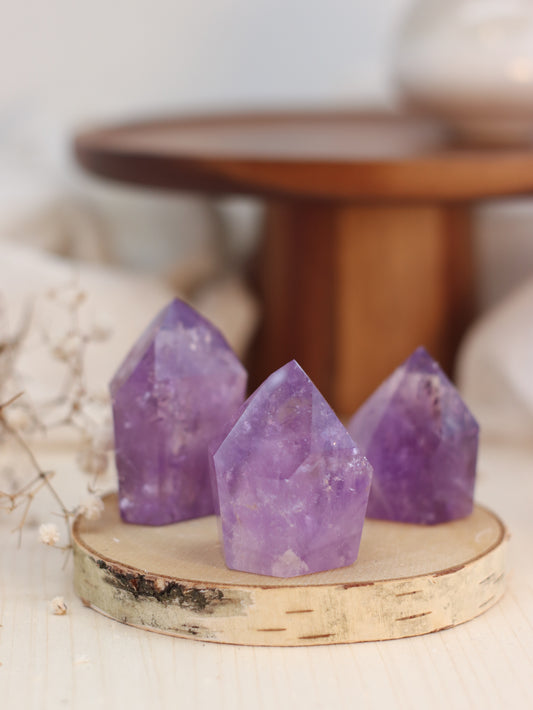 Amethyst Spitzen Poliert Brasilien