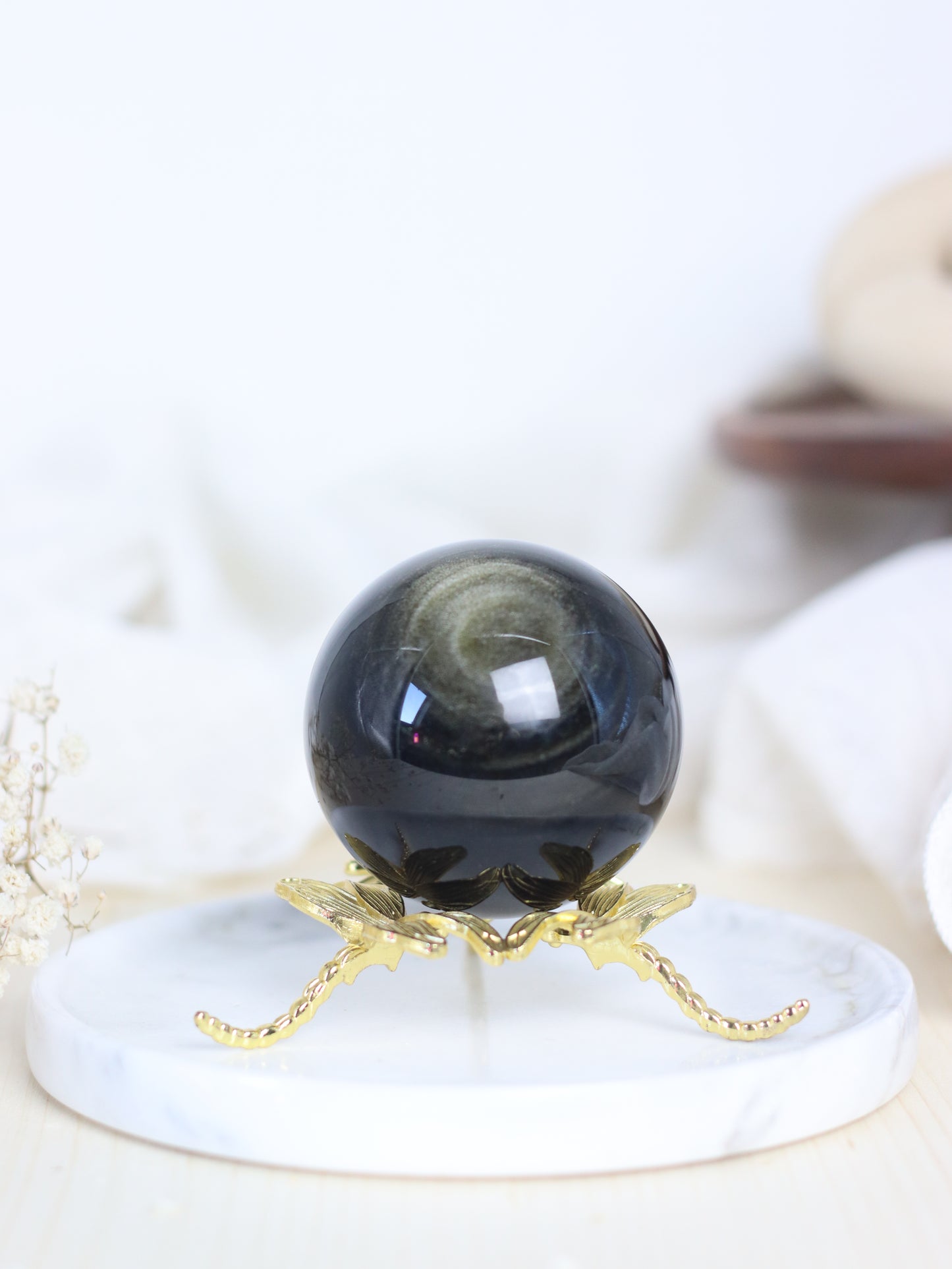 Gold Obsidian Kugeln