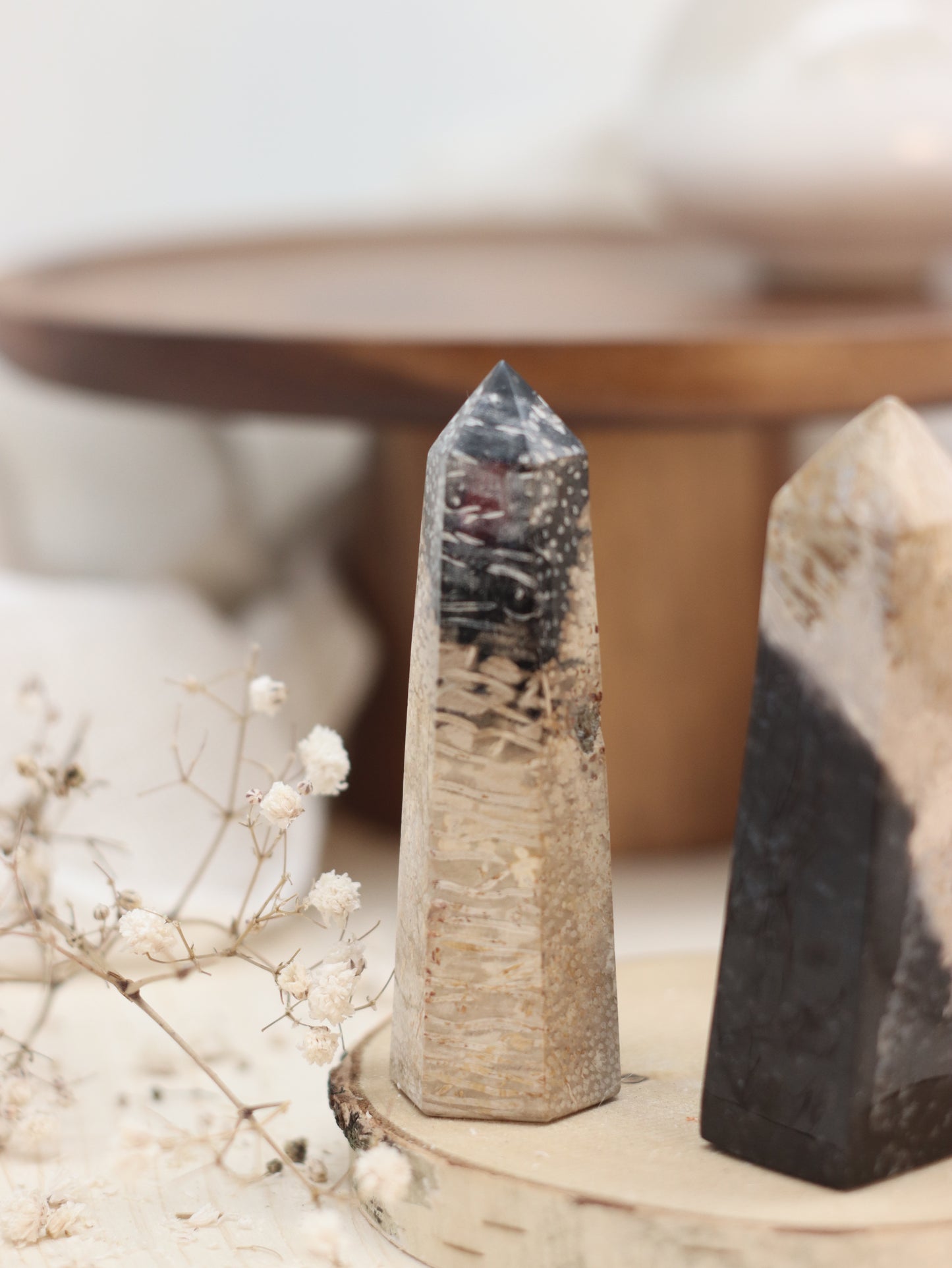 Versteinertes Holz Türme