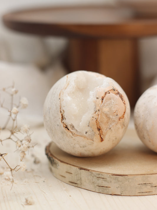 Druzy Quarz Calcit Kugeln