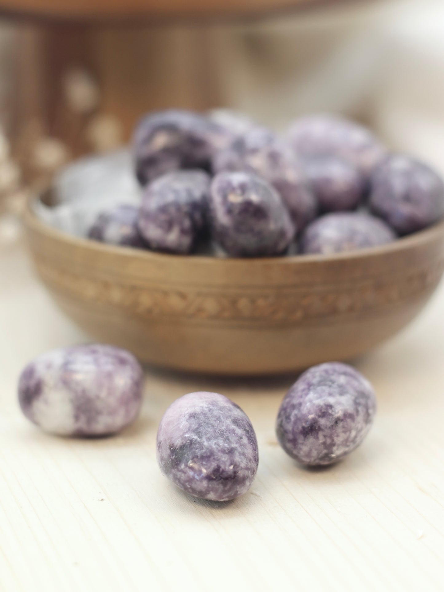 Lepidolith Trommelstein