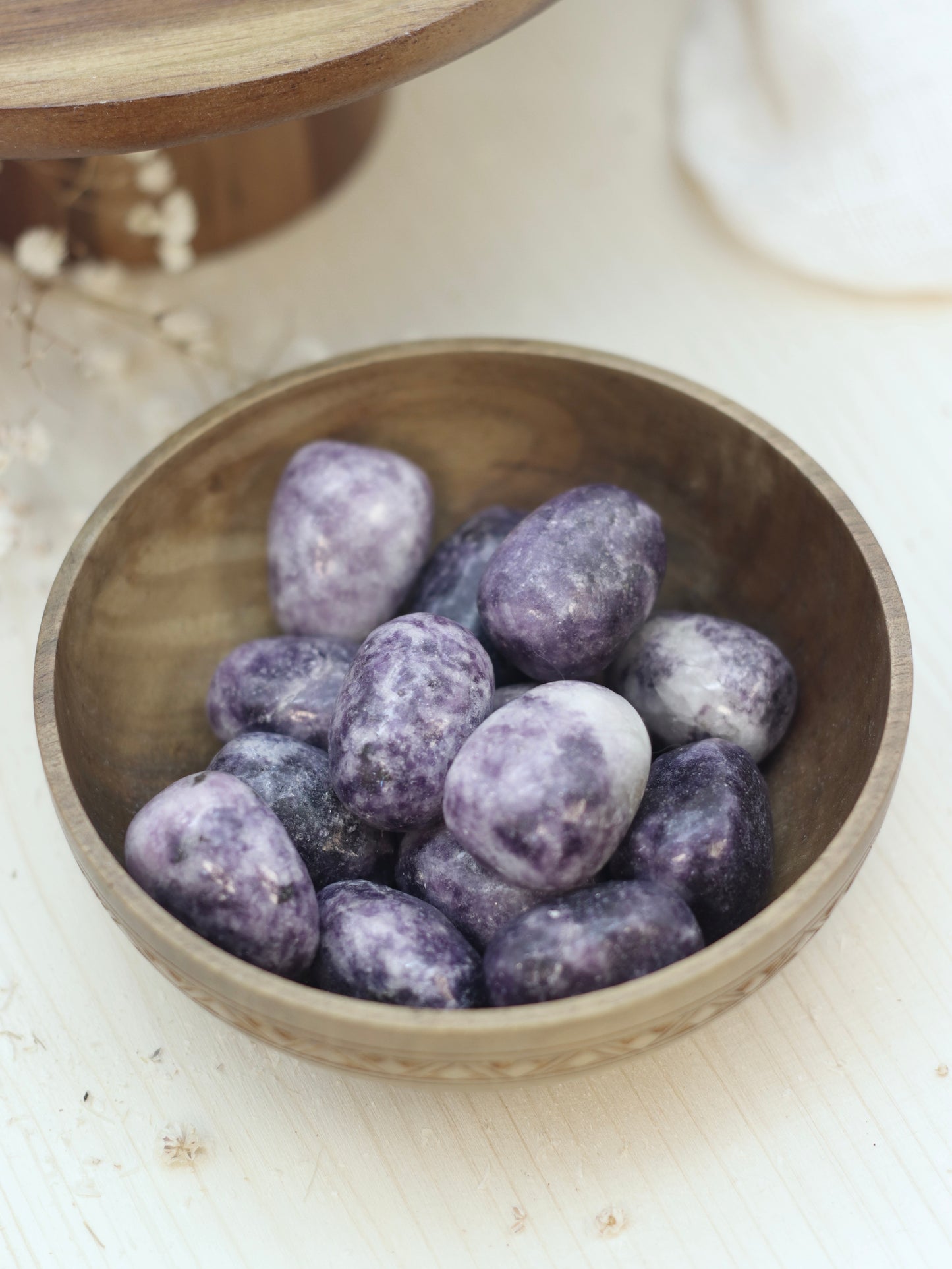 Lepidolith Trommelstein