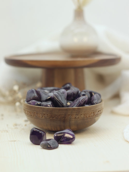 Amethyst Trommelsteine