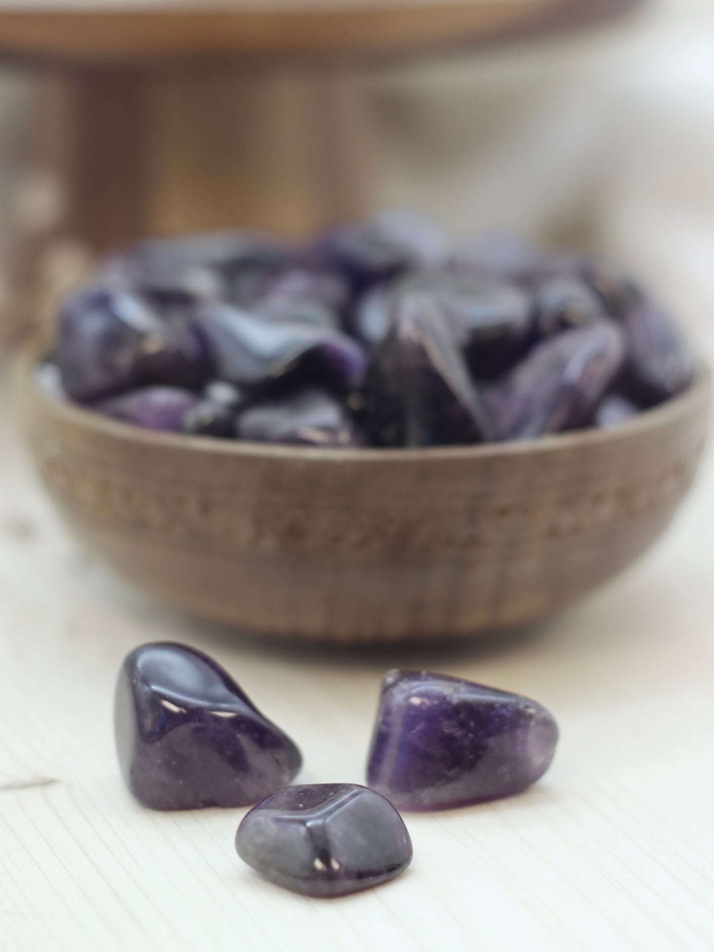 Amethyst Trommelsteine