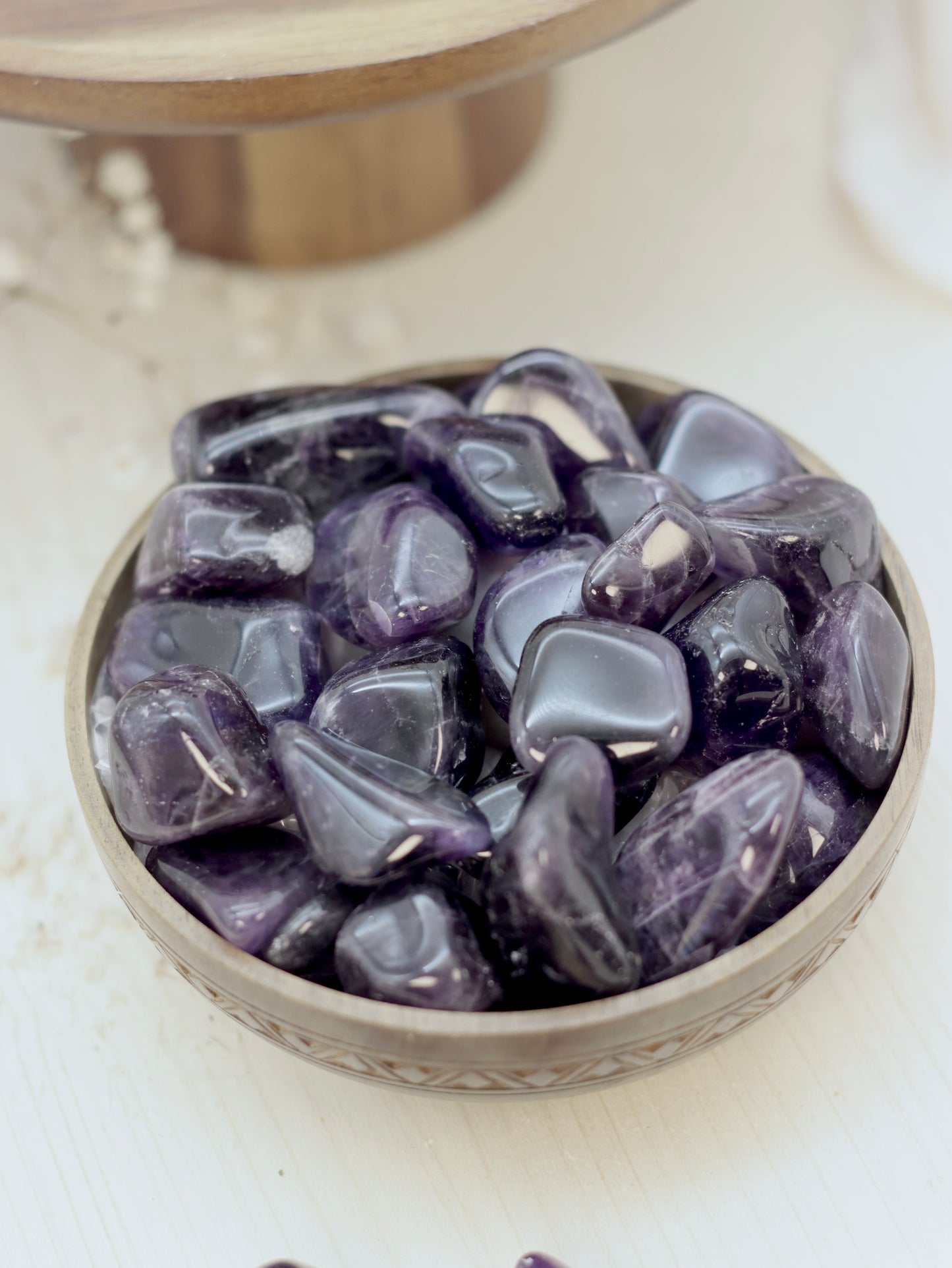 Amethyst Trommelsteine