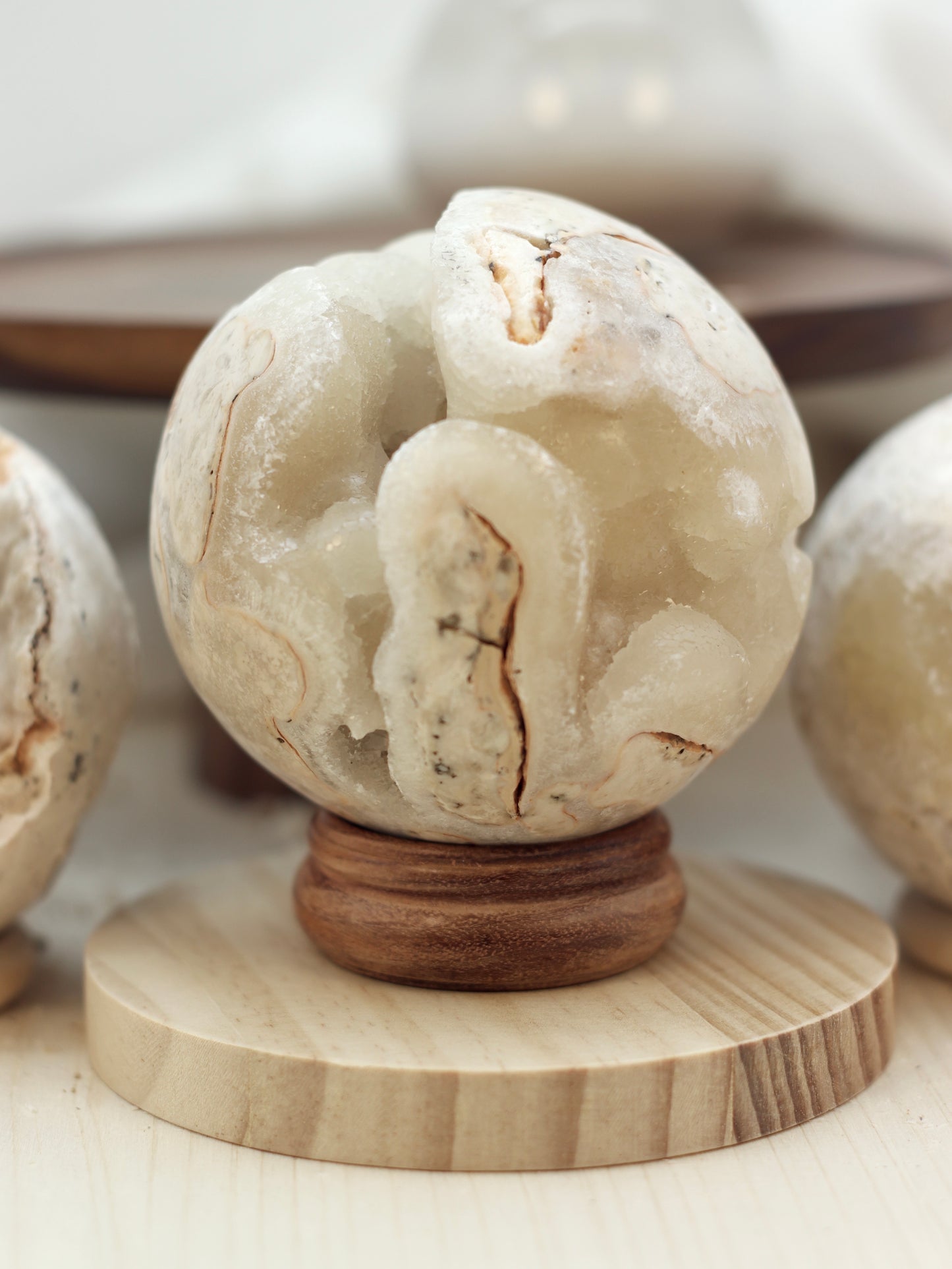 Druzy Quarz Calcit Kugeln