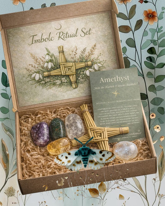Imbolc Zeremonie Set inkl. Kristallreise – Brigid’s Segen & Neubeginn