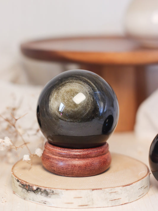 Gold Obsidian Kugeln