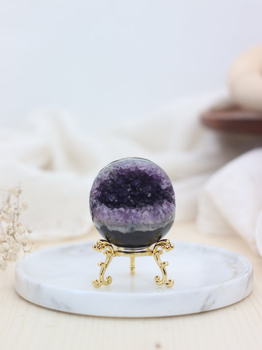 Amethyst Kugel Einzelstück #69d